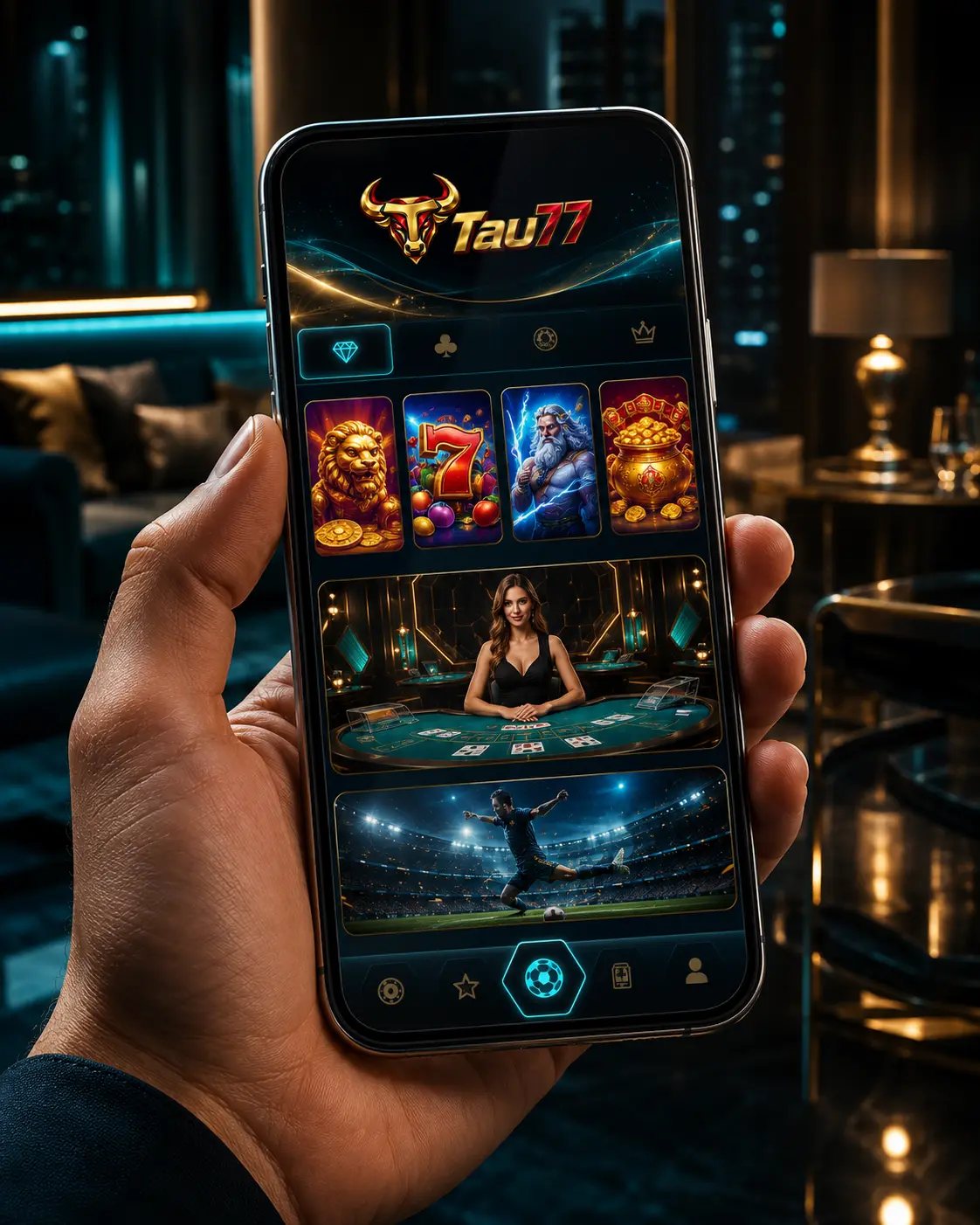 Acceso de juegos desde celular